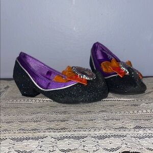 Disney Glittery Black and Purple Minnie Mouse Heels